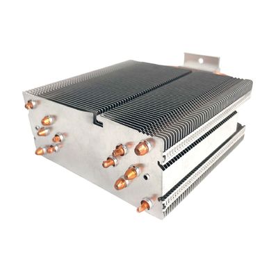 CNC Skived Fin Heat Sink العملية Skiving أنبوب النحاس المغسلة الحرارية