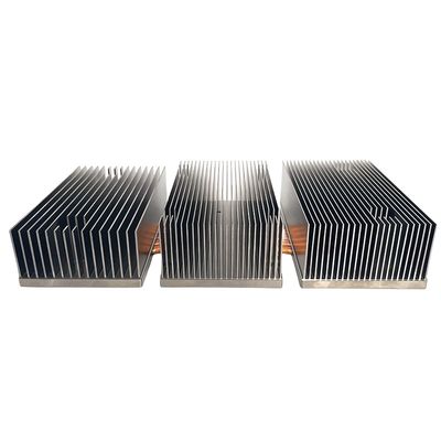 CNC Skived Fin Heat Sink العملية Skiving أنبوب النحاس المغسلة الحرارية