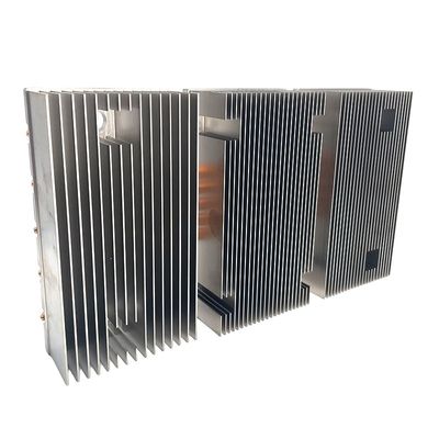 CNC Skived Fin Heat Sink العملية Skiving أنبوب النحاس المغسلة الحرارية