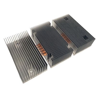 CNC Skived Fin Heat Sink العملية Skiving أنبوب النحاس المغسلة الحرارية
