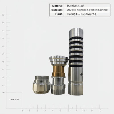 الأجهزة المعدنية CNC قطع التحويل دقة عالية 0.01mm تكنولوجيا CNC