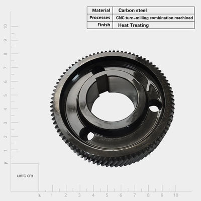 معدات الصلب المخصصة العجلة العجلة نقل العجلة العجلة المتعرجة للآلات المعالجة آلة طحن CNC