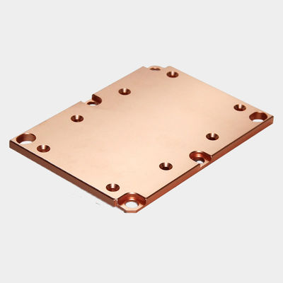 الكثافة العالية النحاس Skiving فين حرارة المغسلة سائل التبريد كتلة CNC معالجة وحدة المعالجة المركزية المبردة حرارة المغسلة