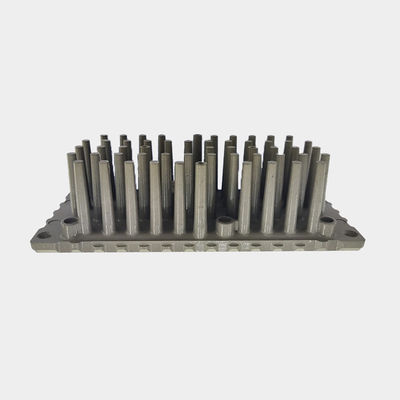 الطلاء المخصص للضوء الشارع LED Heatsink Aluminum Pin Heat Sink للأجهزة الإلكترونية